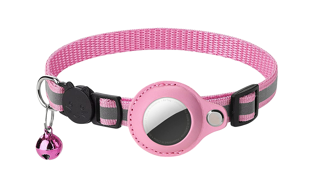 Reflexní Odepínací Obojek pro Kočky s AirTag Držákem